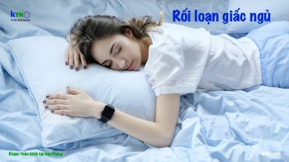 Dấu hiệu của rối loạn giấc ngủ.